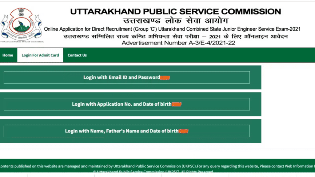 UKPSC JE Result 2024