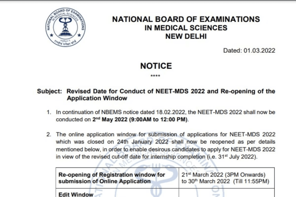 NEET MDS 2024