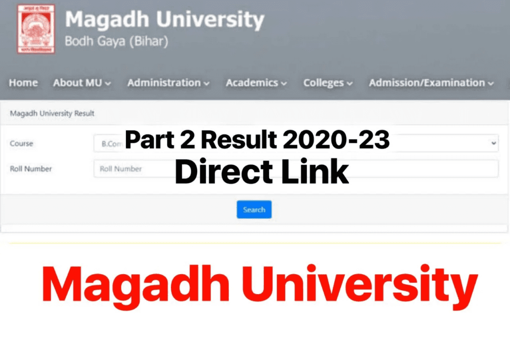 Magadh University Part 2 Result