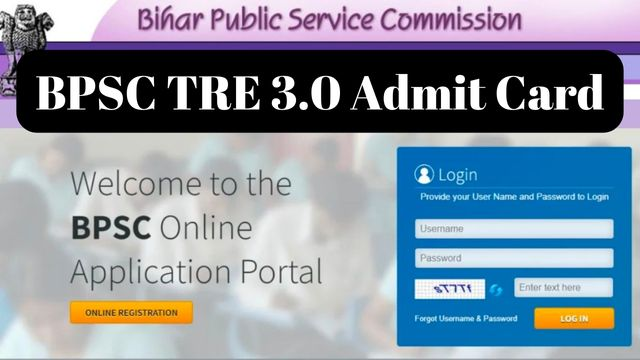 BPSC TRE 3.0 Admit Card 2024